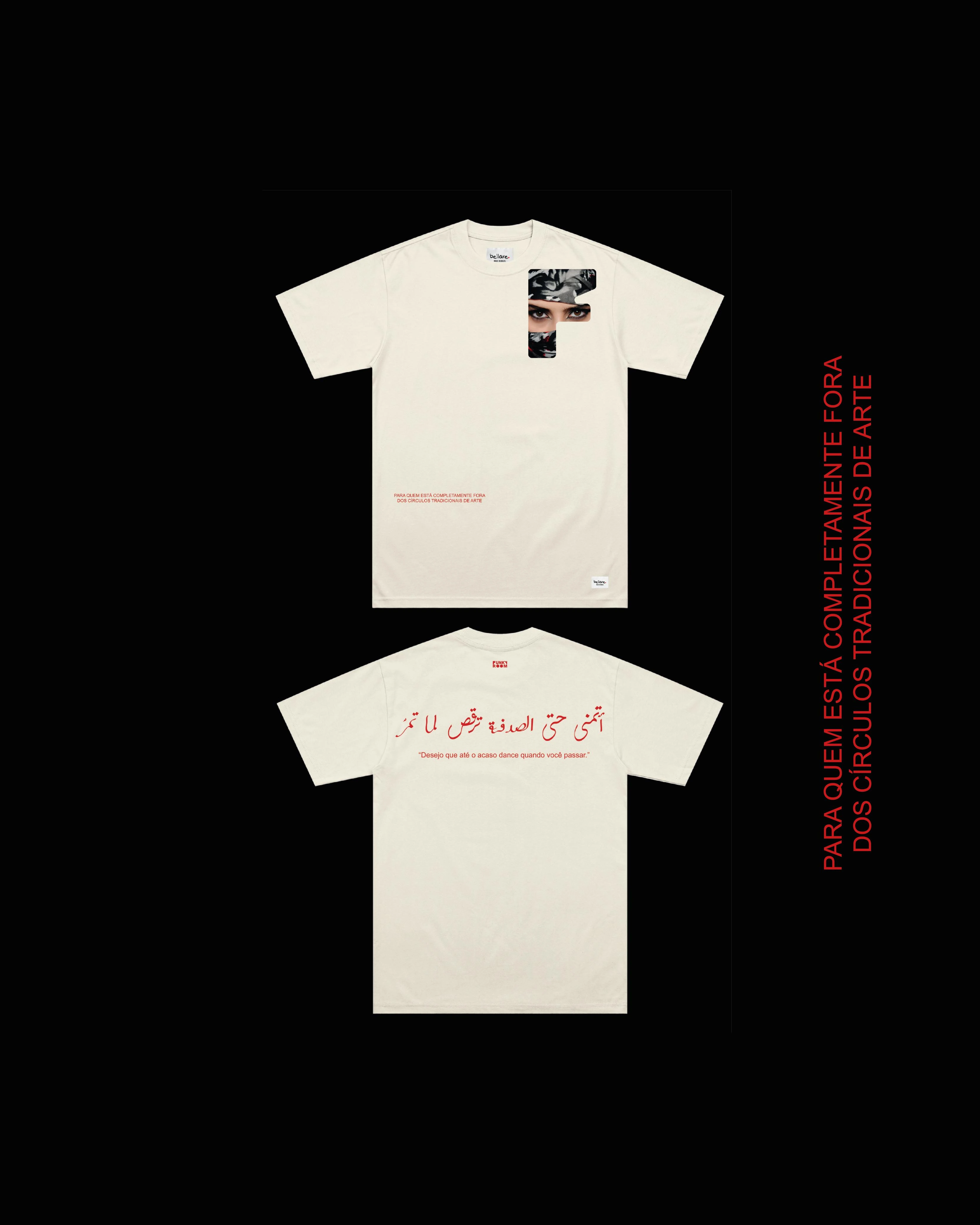 T Shirt Arabic — Offwhite